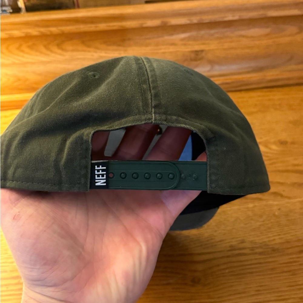Neff Dark Green Cap with Triangle Logo NWT - Picture 5 of 7